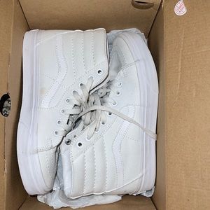 White high top vans